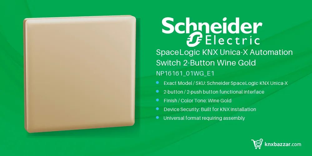 Schneider SpaceLogic KNX Unica-X NP16161_01WG_E1