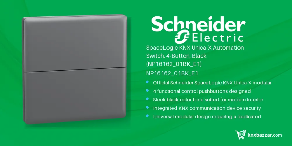 Schneider SpaceLogic KNX Unica-X NP16162_01BK_E1