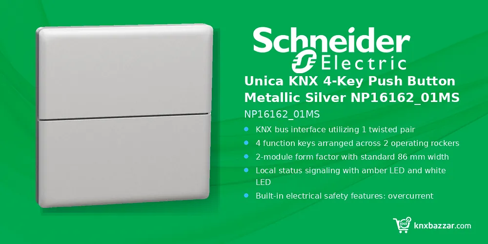 Schneider Unica KNX push button NP16162_01MS