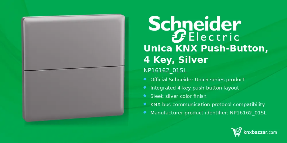 Schneider Unica KNX push-button NP16162_01SL