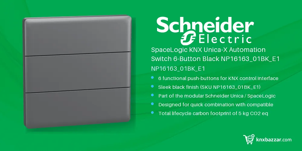 Schneider SpaceLogic KNX Unica-X NP16163_01BK_E1