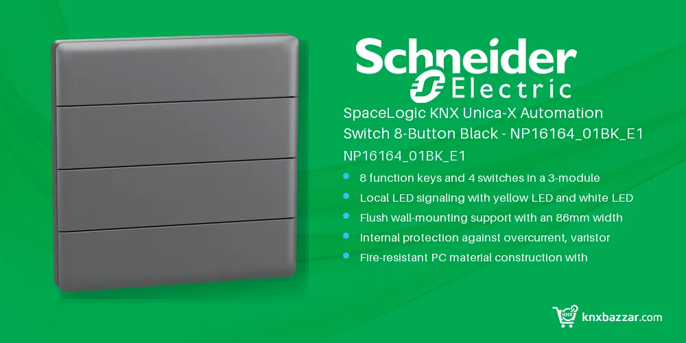 Schneider SpaceLogic KNX Unica-X NP16164_01BK_E1