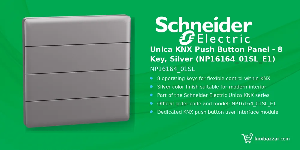 Schneider Unica KNX push button