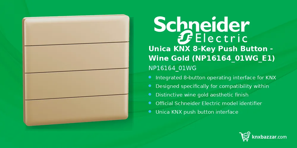 Schneider Unica KNX 8-key push button