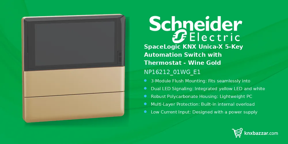 Schneider SpaceLogic KNX Unica-X NP16212_01WG_E1