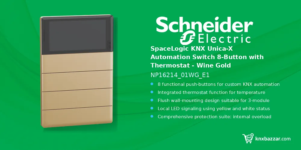 Schneider SpaceLogic KNX Unica-X NP16214_01WG_E1