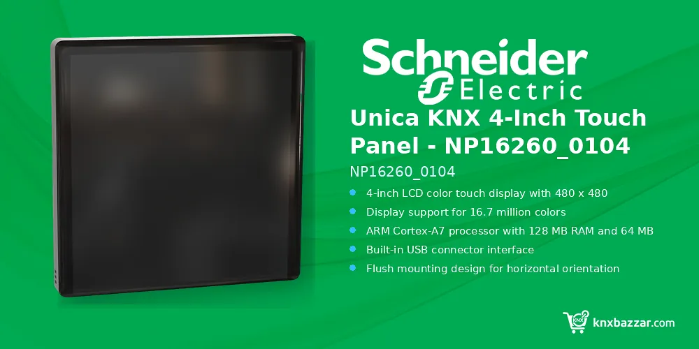 Schneider Unica KNX Touch Panel NP16260_0104