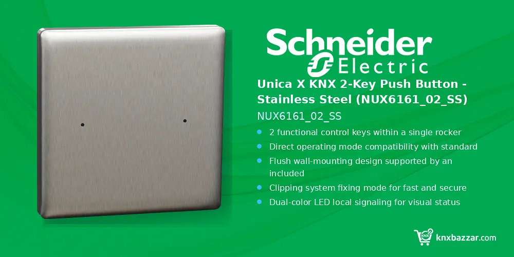 Schneider Unica X KNX push button NUX6161_02_SS