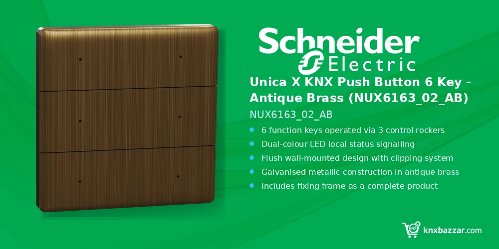Schneider Unica X KNX Push Button 6 Key