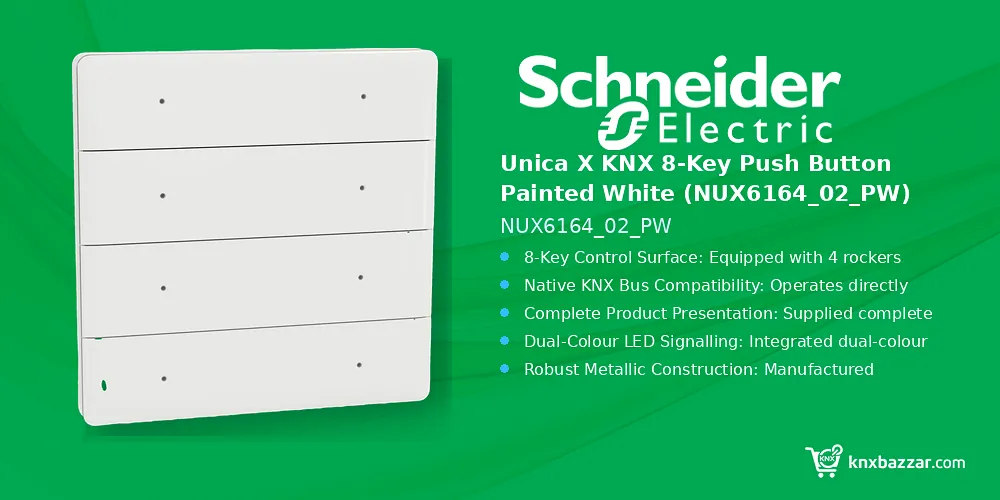 Schneider Unica X KNX push button NUX6164_02_PW