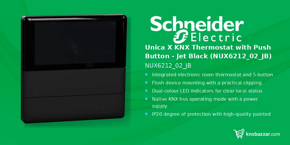 Schneider NUX6212_02_JB KNX thermostat