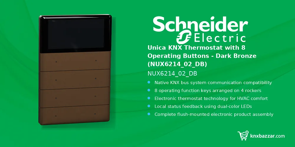 Schneider NUX6214_02_DB KNX thermostat