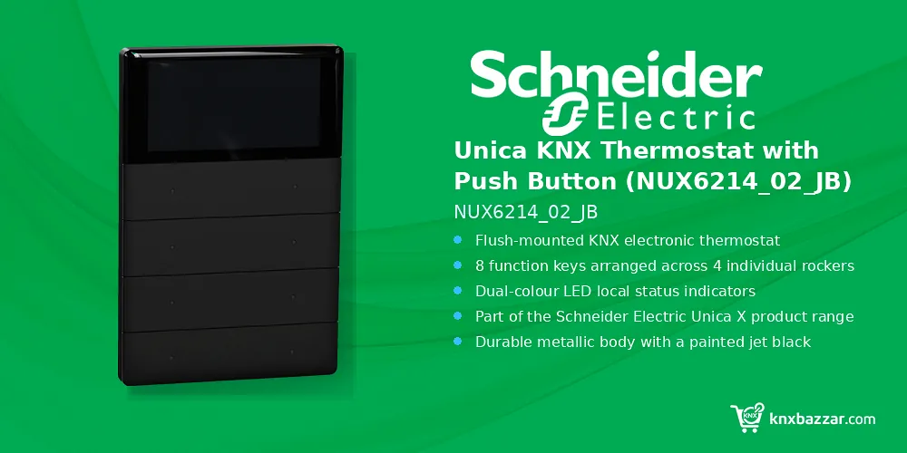Schneider Unica KNX Thermostat NUX6214_02_JB