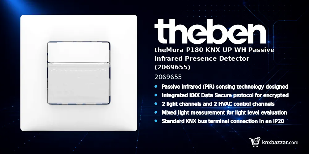 theben theMura P180 KNX UP WH 2069655