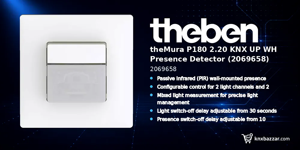 theben theMura P180 2.20 KNX UP WH