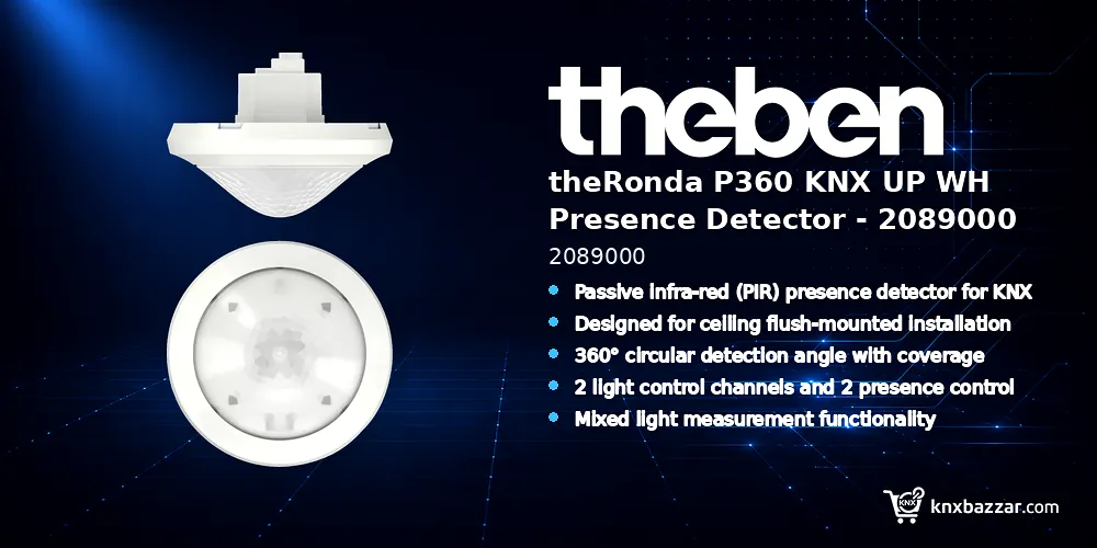 theben theRonda P360 KNX UP WH 2089000