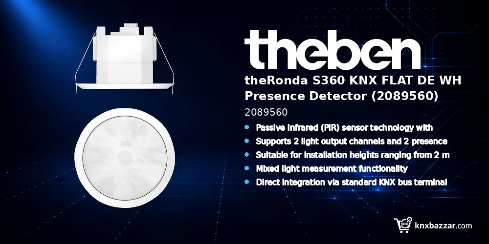 theRonda S360 KNX FLAT DE WH