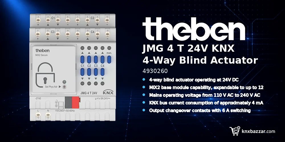 theben JMG 4 T 24V KNX