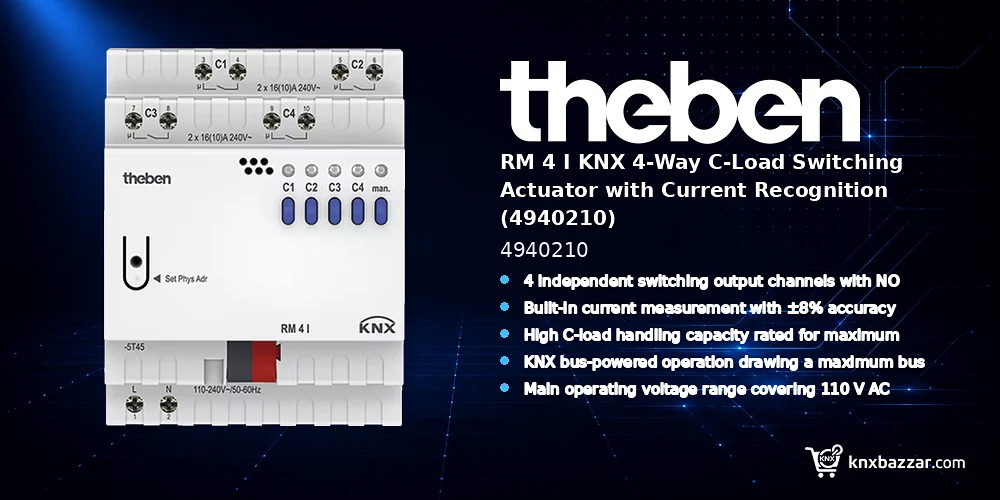 theben RM 4 I KNX 4940210