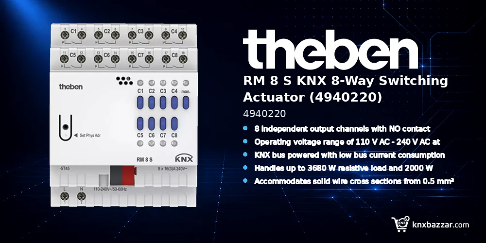 Theben RM 8 S KNX 4940220