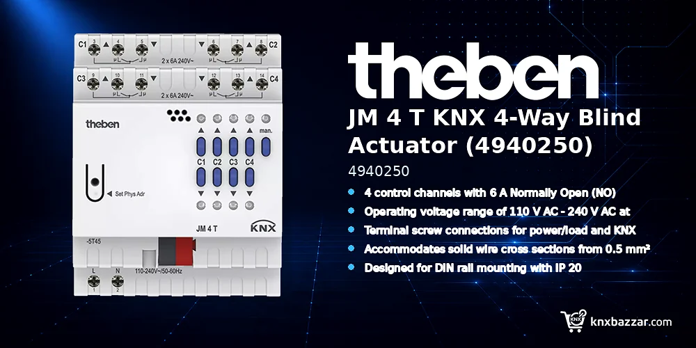 theben JM 4 T KNX 4940250