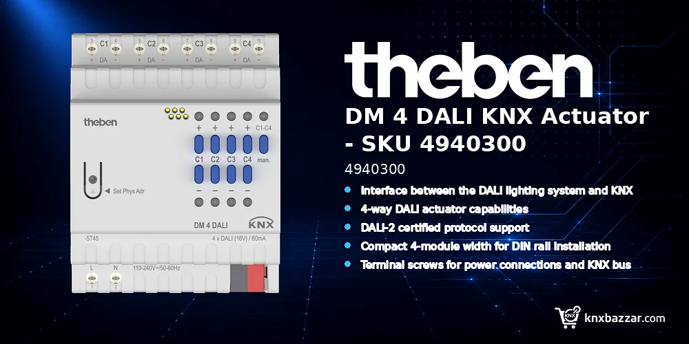 theben DM 4 DALI KNX