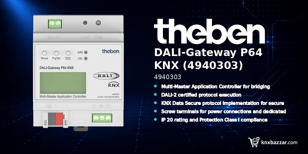 theben DALI-Gateway P64 KNX 4940303