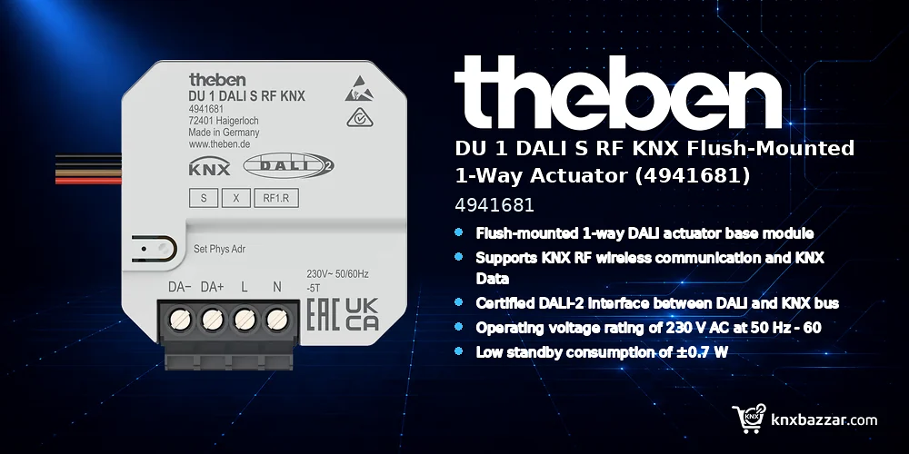 theben DU 1 DALI S RF KNX
