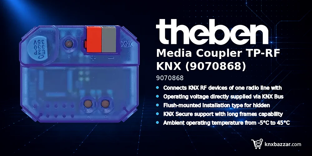 theben Media Coupler TP-RF KNX 9070868