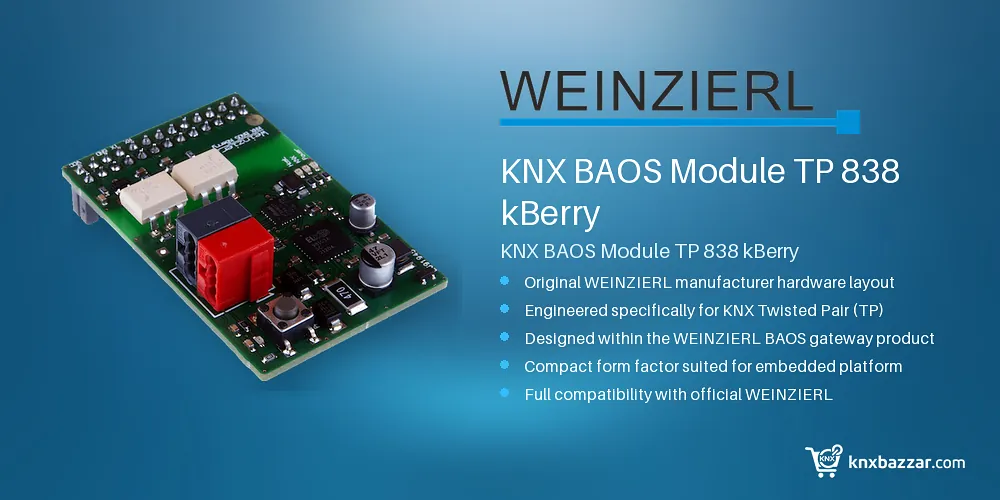 WEINZIERL KNX BAOS Module TP 838 kBerry