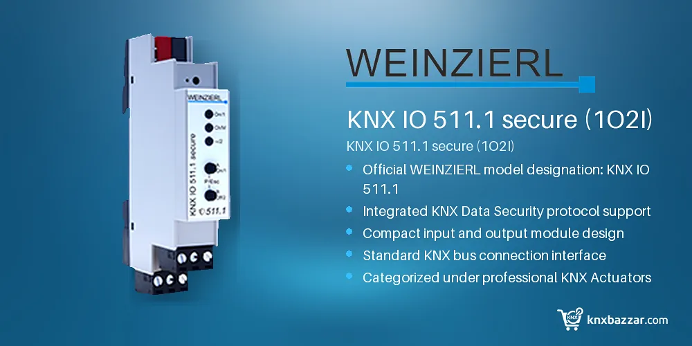 WEINZIERL KNX IO 511.1 secure (1O2I)