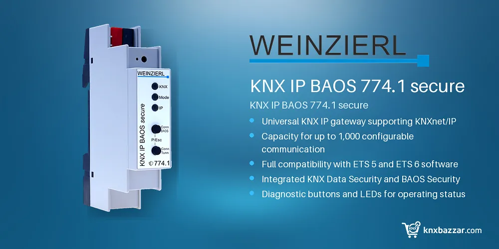 WEINZIERL KNX IP BAOS 774.1 secure