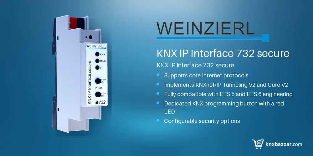 WEINZIERL KNX IP Interface 732 secure