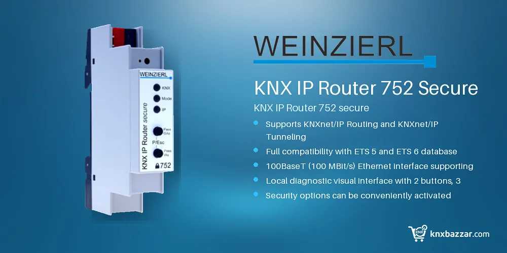 WEINZIERL KNX IP Router 752 secure