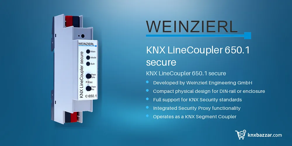 WEINZIERL KNX LineCoupler 650.1 secure