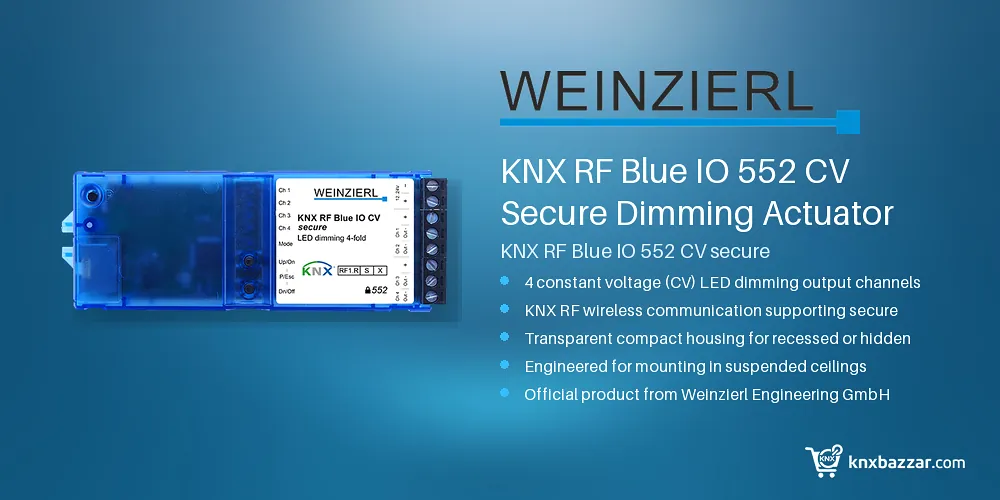 WEINZIERL KNX RF Blue IO 552 CV secure