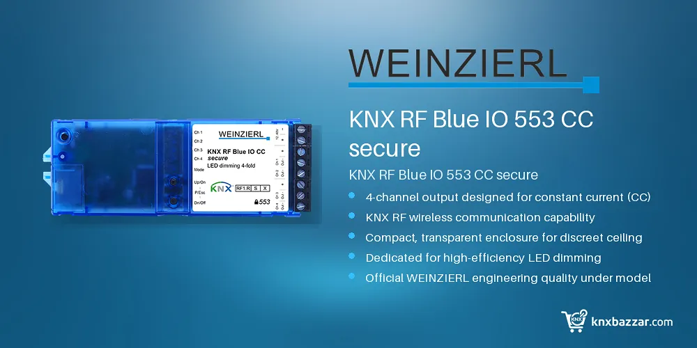 WEINZIERL KNX RF Blue IO 553 CC secure