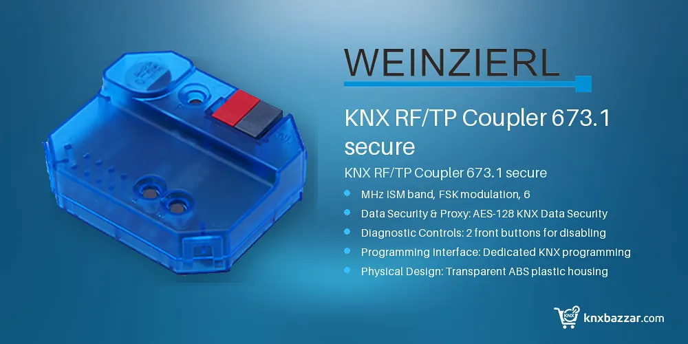 WEINZIERL KNX RF/TP Coupler 673.1 secure