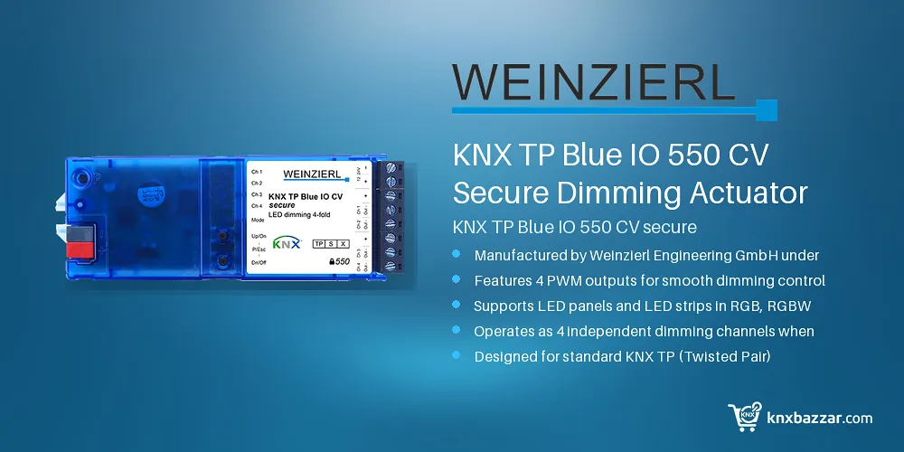 WEINZIERL KNX TP Blue IO 550 CV secure