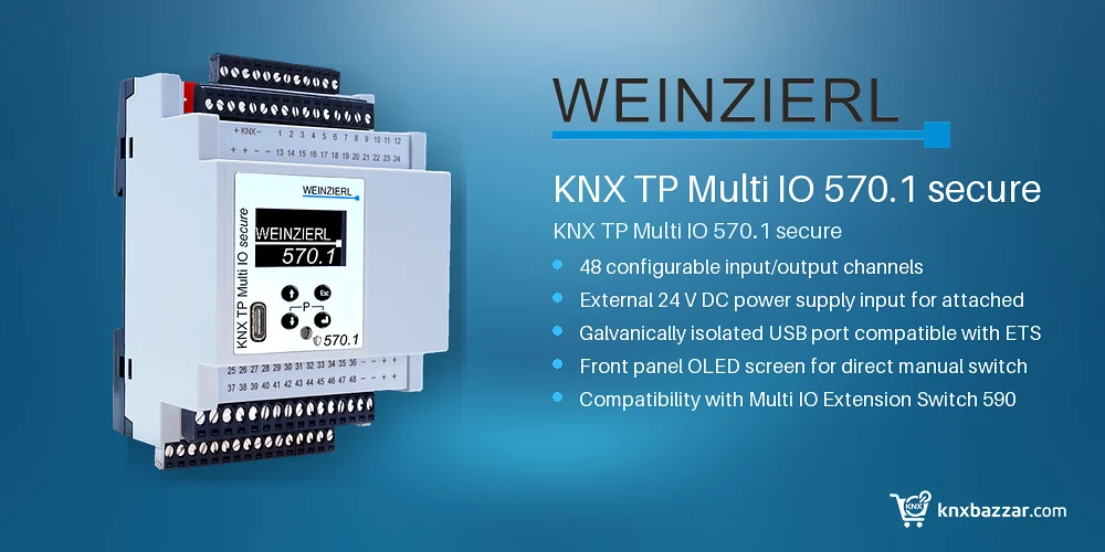 WEINZIERL KNX TP Multi IO 570.1 secure