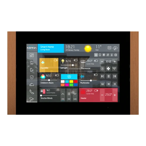 Inspinia INS10SQ.C KNX Touch Screen - Copper Bar