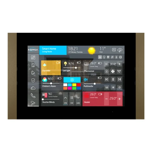 Inspinia 10 SQ Touch Panel - Bronze Bar (INS10SQ.N)