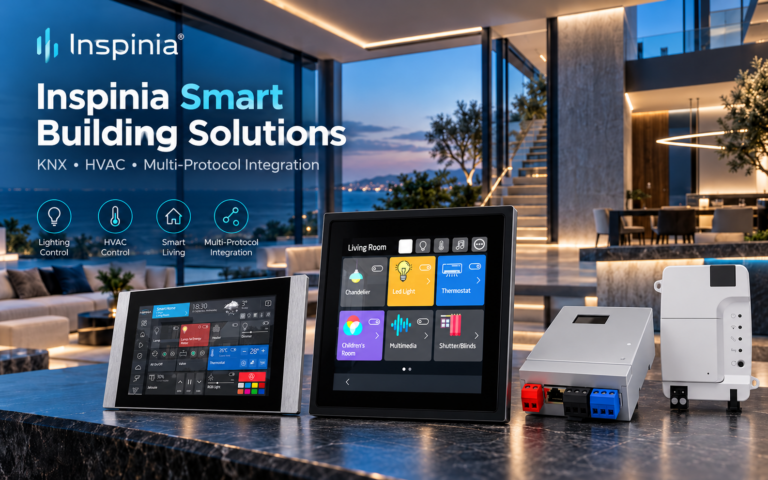 Inspinia Smart Building Solutions: Complete Guide to KNX Touch Panels, Automation Servers and HVAC Integration