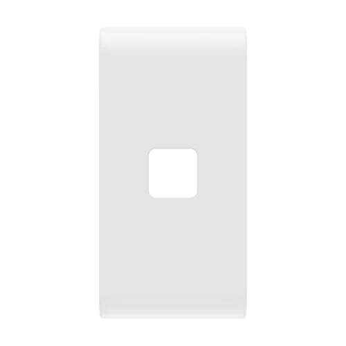 GEWISS GW10551S Interchangeable 1-Module White Button Cover with Lens
