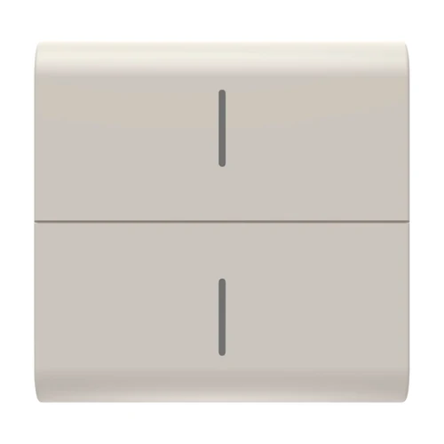 GEWISS GW13820 ChoruSmart Replaceable Button Key 2-Module Satin Beige