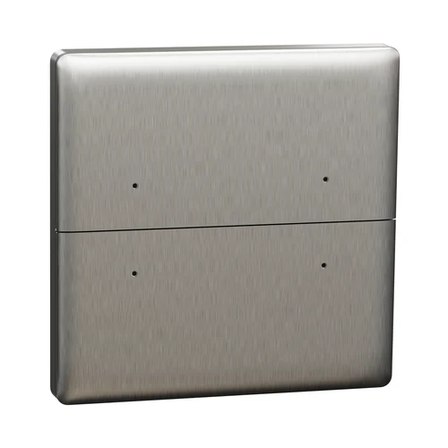 Schneider Unica X KNX 4-Key Push Button - Stainless Steel (NUX6162_02_SS)