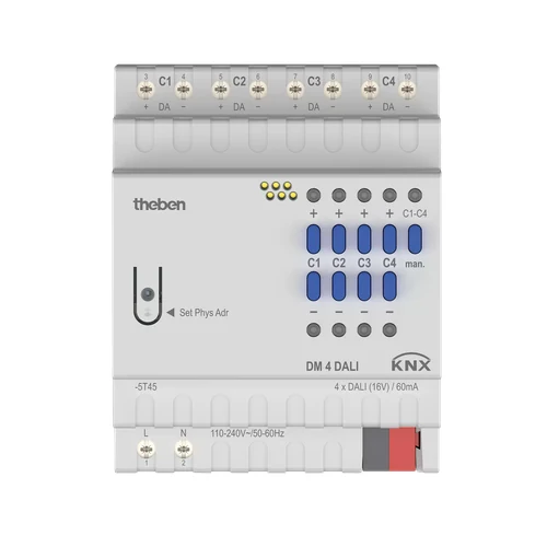 theben DM 4 DALI KNX Actuator - SKU 4940300