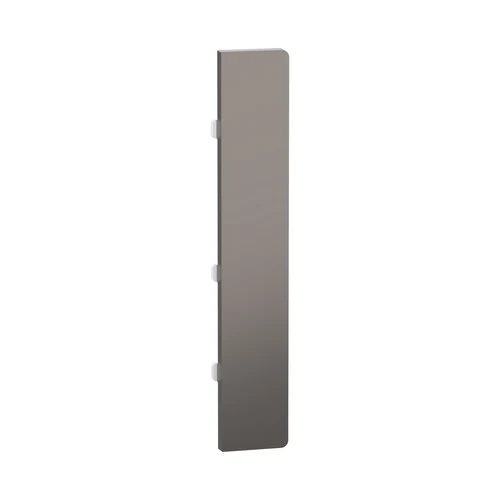 Schneider SpaceLogic KNX System-D 1-Module Push-Button Cover - Nickel Metallic (MTN6191-6050)