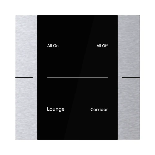 ABB YUB/U2.0.1-SS KNX Yurika Control Element 2/4-fold (Stainless Steel)