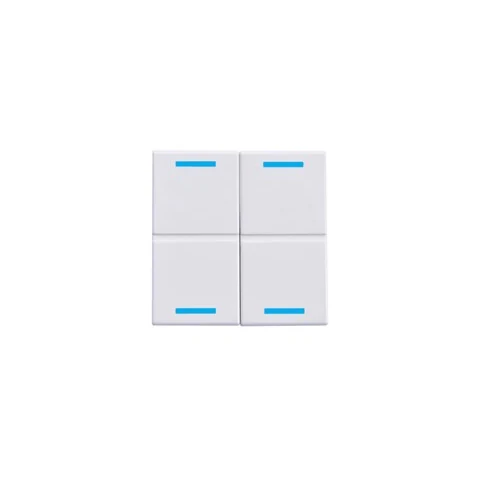 Panasonic KNX Modular Automation Switch Multi-Color with Temperature Sensor 2 Gang 2M (WRKT64225NC)
